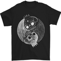 Yin Yang Skull Kings Gothic Tattoo Biker Mens T-Shirt Cotton Gildan Black