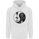 Ying Yang Guitar Guitarist Electric Bass Childrens Kids Hoodie White