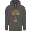 Yoga Tree Man Meditation Childrens Kids Hoodie Storm Grey