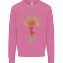 Yoga Tree Man Meditation Mens Sweatshirt Jumper Azalea