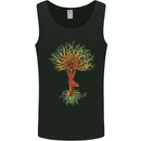 Yoga Tree Man Meditation Mens Vest Tank Top Black