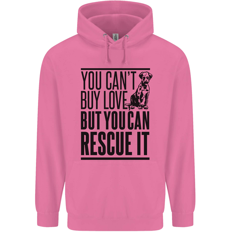 You Can't Buy Love Funny Rescue Dog Puppy Childrens Kids Hoodie Azalea