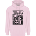You Can't Buy Love Funny Rescue Dog Puppy Childrens Kids Hoodie Light Pink
