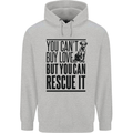 You Can't Buy Love Funny Rescue Dog Puppy Childrens Kids Hoodie Sports Grey