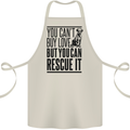 You Can't Buy Love Funny Rescue Dog Puppy Cotton Apron 100% Organic Natural