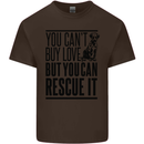 You Can't Buy Love Funny Rescue Dog Puppy Kids T-Shirt Childrens Chocolate