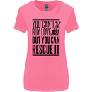 You Can't Buy Love Funny Rescue Dog Puppy Womens Wider Cut T-Shirt Azalea