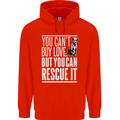 You Can't Buy Love Funny Resue Dog Puppy Childrens Kids Hoodie Bright Red