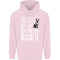 You Can't Buy Love Funny Resue Dog Puppy Childrens Kids Hoodie Light Pink
