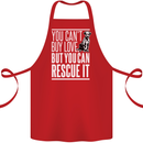 You Can't Buy Love Funny Resue Dog Puppy Cotton Apron 100% Organic Red