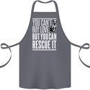 You Can't Buy Love Funny Resue Dog Puppy Cotton Apron 100% Organic Steel
