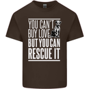 You Can't Buy Love Funny Resue Dog Puppy Kids T-Shirt Childrens Chocolate