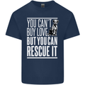 You Can't Buy Love Funny Resue Dog Puppy Kids T-Shirt Childrens Navy Blue