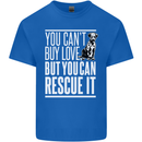 You Can't Buy Love Funny Resue Dog Puppy Kids T-Shirt Childrens Royal Blue