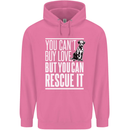 You Can't Buy Love Funny Resue Dog Puppy Mens 80% Cotton Hoodie Azelea