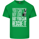 You Can't Buy Love Funny Resue Dog Puppy Mens Cotton T-Shirt Tee Top Irish Green