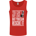 You Can't Buy Love Funny Resue Dog Puppy Mens Vest Tank Top Red