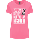 You Can't Buy Love Funny Resue Dog Puppy Womens Wider Cut T-Shirt Azalea