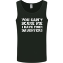 You Can't Scare Four Daughters Father's Day Mens Vest Tank Top Black