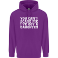 You Can't Scare Me Daughter Father's Day Mens 80% Cotton Hoodie Purple