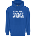 You Can't Scare Me Daughter Father's Day Mens 80% Cotton Hoodie Royal Blue