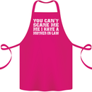 You Can't Scare Me Mother in Law Cotton Apron 100% Organic Pink
