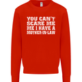 You Can't Scare Me Mother in Law Mens Sweatshirt Jumper Bright Red