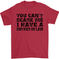 You Can't Scare Me Mother in Law Mens T-Shirt Cotton Gildan Red
