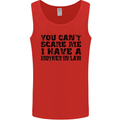 You Can't Scare Me Mother in Law Mens Vest Tank Top Red