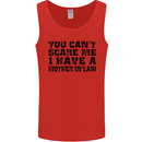 You Can't Scare Me Mother in Law Mens Vest Tank Top Red