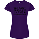 You Can't Scare Me Mother in Law Womens Petite Cut T-Shirt Purple