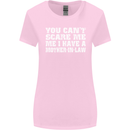 You Can't Scare Me Mother in Law Womens Wider Cut T-Shirt Light Pink