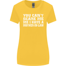 You Can't Scare Me Mother in Law Womens Wider Cut T-Shirt Yellow