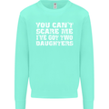 You Can't Scare Two Daughters Father's Day Mens Sweatshirt Jumper Peppermint