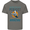 You Don't Have to Be Perfect to Be Amazing Mens Cotton T-Shirt Tee Top Charcoal