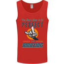 You Don't Have to Be Perfect to Be Amazing Mens Vest Tank Top Red