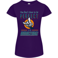 You Don't Have to Be Perfect to Be Amazing Womens Petite Cut T-Shirt Purple