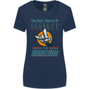 You Don't Have to Be Perfect to Be Amazing Womens Wider Cut T-Shirt Navy Blue