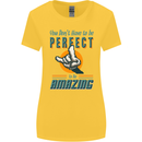 You Don't Have to Be Perfect to Be Amazing Womens Wider Cut T-Shirt Yellow
