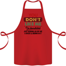 You Dont Like Me Funny Sarcastic Slogan Cotton Apron 100% Organic Red