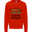 You Dont Like Me Funny Sarcastic Slogan Kids Sweatshirt Jumper Bright Red