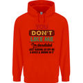 You Dont Like Me Funny Sarcastic Slogan Mens 80% Cotton Hoodie Bright Red