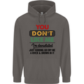 You Dont Like Me Funny Sarcastic Slogan Mens 80% Cotton Hoodie Charcoal