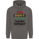 You Dont Like Me Funny Sarcastic Slogan Mens 80% Cotton Hoodie Charcoal