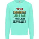 You Dont Like Me Funny Sarcastic Slogan Mens Sweatshirt Jumper Peppermint