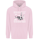 You a Parachute to Skydive Twice Skydiving Childrens Kids Hoodie Light Pink