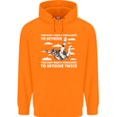 You a Parachute to Skydive Twice Skydiving Childrens Kids Hoodie Orange