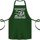 You a Parachute to Skydive Twice Skydiving Cotton Apron 100% Organic Forest Green