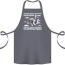 You a Parachute to Skydive Twice Skydiving Cotton Apron 100% Organic Steel