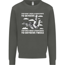 You a Parachute to Skydive Twice Skydiving Kids Sweatshirt Jumper Storm Grey